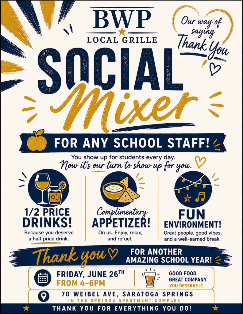 social mixer flyer